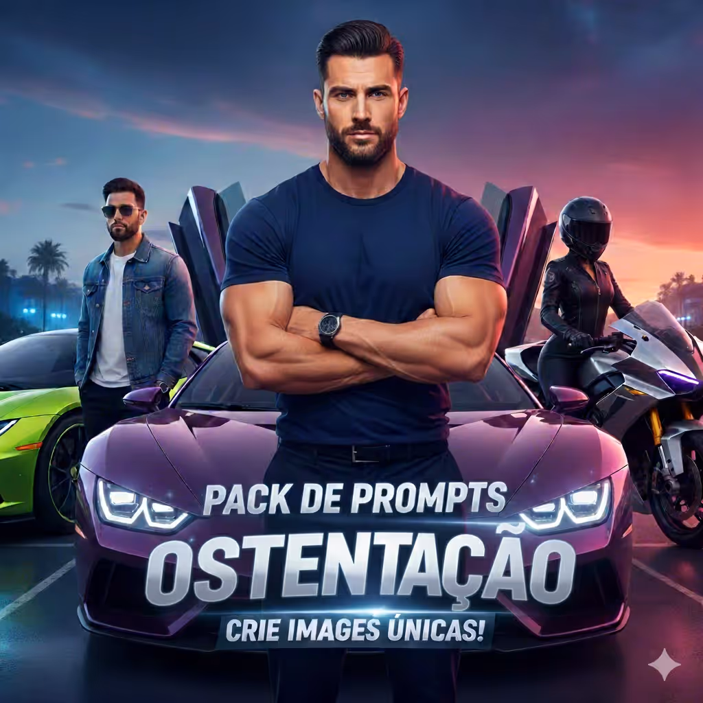 REI DO PACK - +300 Prompts Imagens Ostentação
